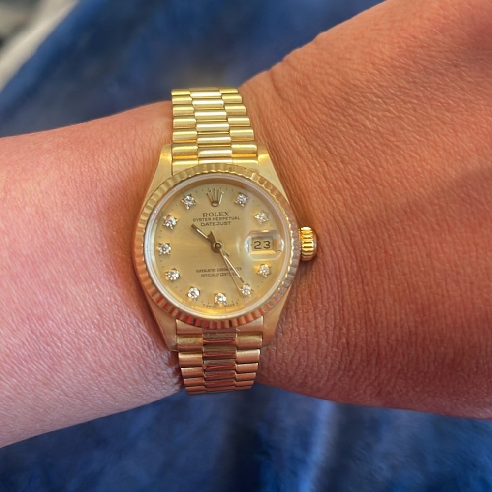 Rolex vintage gold